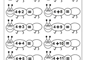 Free Printable Math Addition Worksheets for Kindergarten with Printable Kindergarten Math Worksheets Addition