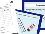 Friction and Gravity Lesson Quiz Worksheet and Gravity and Weight Task Setter Gravity Weight Task Setter