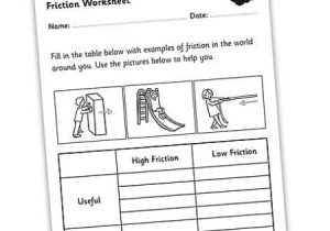 Friction Worksheet Answers with Friction Worksheet Friction Friction and Resistance High and