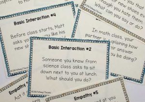 Friendship Worksheets for Middle School Also social Skills Task Cards for Middle and High School