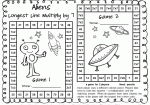 Fun Division Worksheets Along with Kindergarten 4th Grade Multiplication Games Worksheets for A