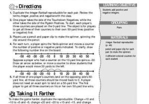 Fun Worksheets for Middle School as Well as 222 Best Integers Images On Pinterest