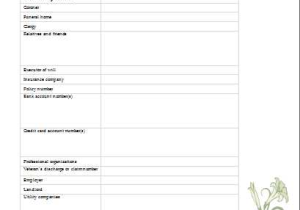 Funeral Planning Worksheet as Well as Unique Funeral Planning Worksheet Awesome 59 Best Funeral