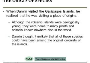 Galapagos the islands that Changed the World Worksheet Along with How Biological Diversity Evolves Ppt