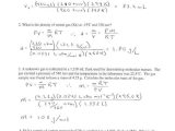 Gas Law Problems Worksheet with Answers or Gas Stoichiometry Worksheet