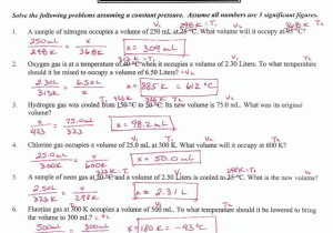 Gas Law Problems Worksheet with Answers or Worksheets 47 Best Bined Gas Law Worksheet Hd Wallpaper