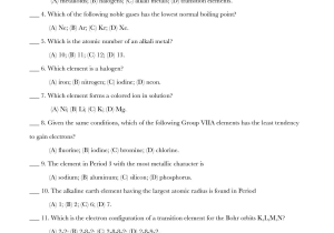 Gas Stoichiometry Worksheet with solutions with Periodic Table Worksheet Answer Key Periodic Table