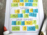 Gcf Lcm Worksheet Also Classifying Rational Numbers Card sort Rational whole & Integers