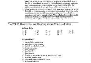 Genetics and Biotechnology Chapter 13 Worksheet Answers or Name