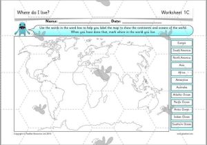 Geography Worksheets High School or where Do I Live My World