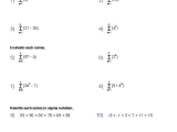Geometric Sequences and Series Worksheet Answers together with Resume