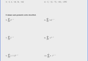 Geometric Sequences and Series Worksheet Answers with Geometric Sequence Worksheet