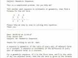Geometric Sequences Worksheet Answers Along with Arithmetic Sequence Word Problems Worksheet with Answers Luxury