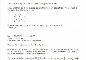Geometric Sequences Worksheet Answers Along with Arithmetic Sequence Word Problems Worksheet with Answers Luxury