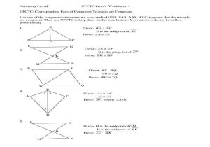 Geometry Cpctc Worksheet Answers Key or Cpctc Worksheet Kidz Activities