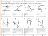 Geometry Parallel and Perpendicular Lines Worksheet Answers as Well as Math Worksheets for Grade 7 Lines and Angles