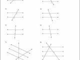 Geometry Parallel Lines and Transversals Worksheet Answers or Angles and Parallel Lines Worksheet Answers Image Collections