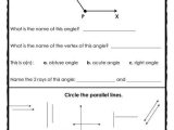 Geometry Parallel Lines Worksheet Answers as Well as Angles Shapes and Parallel Lines Free 2 Page Activity Geometry