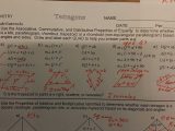 Geometry Parallelogram Worksheet Answers Also Gebhard Curt G S