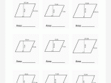 Geometry Parallelogram Worksheet as Well as Printable area Of Parallelogram Worksheet