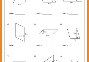 Geometry Parallelogram Worksheet or Parallelogram Worksheet Geometry Answers the Best Worksheets Image