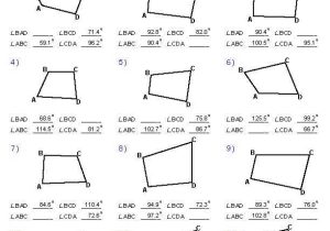 Geometry Parallelogram Worksheet together with Proving Quadrilaterals Worksheet Answers Kidz Activities