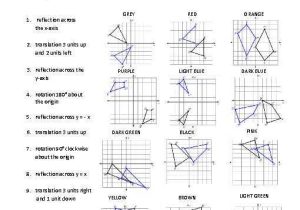 Geometry Transformations Worksheet Answers or Geometric Transformations Worksheet 4th Grade the Best Worksheets