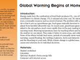 Global Warming Worksheet or Global Warming Begins at Home Usa Students Collect Data and Pute