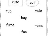 Glued sounds Worksheet as Well as Vowels Short or Long U sound Words