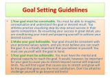 Goal Setting Worksheet for Students and Goal Setting Ppt