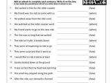Grade 4 Language Arts Worksheets with Playing with Adverbs