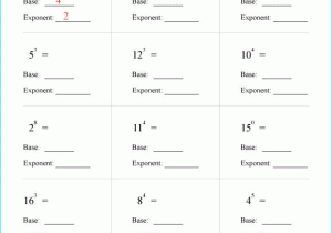 Grade 6 Worksheets together with Best Exponent Worksheets Awesome 50 Best Math Log Et Expo