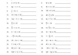 Graphing Inequalities Worksheet Also Worksheets 41 Awesome solving Inequalities Worksheet High Resolution