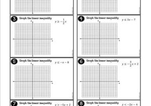 Graphing Inequalities Worksheet together with 8th Grade Math Worksheets Algebra Elegant Graphing Linear