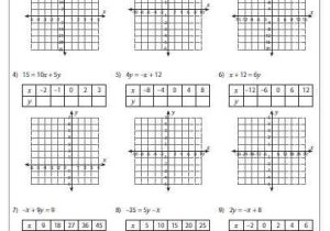 Graphing Linear Equations Worksheet with Answer Key with Linear Functions Worksheet