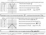 Graphing Linear Functions Worksheet with Absolute Value Math Worksheets Graphing Absolute Value Functions