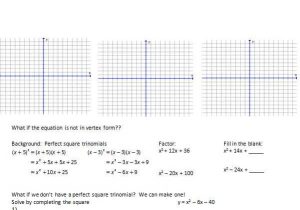 Graphing Parabolas In Vertex form Worksheet together with Like A Parabola… – Insert Clever Math Pun Here