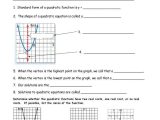 Graphing Quadratic Functions In Standard form Worksheet Along with Understanding Graphing Worksheet Answers Worksheets for All