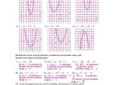 Graphing Quadratic Functions In Standard form Worksheet Also Algebra 2 Chapter 5 Quadratic Functions Answers