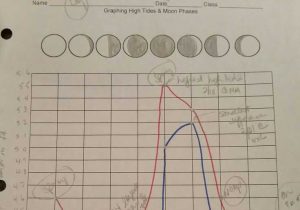 Graphing the Tides Worksheet Answers Also 253 Best Lunar Cycle Moon Phases Images On Pinterest