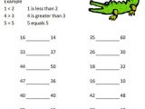 Greater Than Less Than Worksheets for Kindergarten together with 34 Best 2nd Grade Learning Images On Pinterest