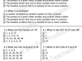Greatest Common Factor Worksheet Answer Key Along with Factors and Multiples Quiz 4 Oa 4
