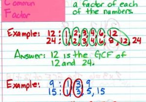 Greatest Common Factor Worksheet Answer Key as Well as 16 Best Math Images On Pinterest