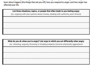 Group therapy Worksheets and Introduction to Anger Management Preview Sped Transitions