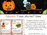 Halloween Worksheets Pdf or Halloween Activities Speaking & Listening I Have who Has Game