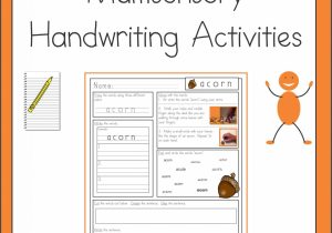 Handwriting Practice Worksheets Also Fall Multisensory Handwriting Activities Fall Multisensory