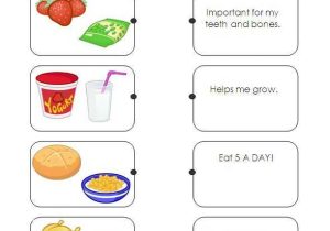 Healthy Food Worksheets Along with Healthy Eating Teaching Resource Worksheet which Link Types Of Food