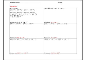 Heat Transfer Worksheet Answers with Scientific Notation Problems Worksheet Super Teacher Works