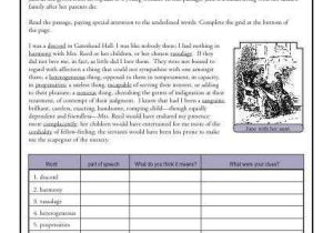 High School Reading Comprehension Worksheets Pdf Along with 1155 Best K12 Images On Pinterest