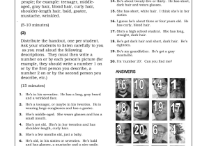High School Vocabulary Worksheets together with Face Describing People Faces English Learning English